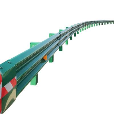 China Hot Galvanized Cold Rolled W-Beam Thrie-Beam 3-Beam Highway Guardrail for Outdoor for sale