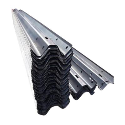 China Roadway Safety High Intensity Hot Dipped Galvanized Road Guard Rail for Outdoor Roads for sale