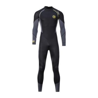 China 3MM Antibacterial Neoprene Full Logo Printing Long Sleeve Wet Suit Spear Fishing Swimming Surfing Men Wetsuit For Surfing for sale