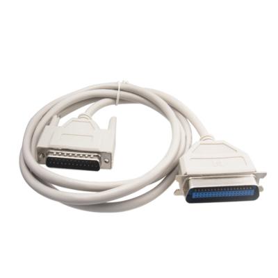 China DB25 CN36 IEEE-1284 COMPUTER To Parallel Serial Printer Data Cable DB25 25 Pin Male To Female for sale