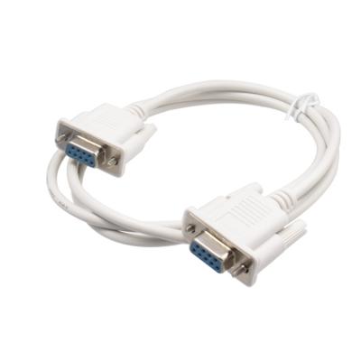 China DB9 RS232 to RS-232 COMPUTER serial cable db9F to db9F female to female connector for sale