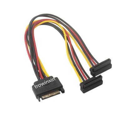 China Hard disk manufacturer serial and Sata 15pin data cables Sata 22pin to Data+power Sata cable for sale