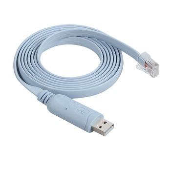 China Best Telecom Price Usb To Rj45 Ftdi Chip Rs 232 Console Cable With Usb Port FTDI IC for sale