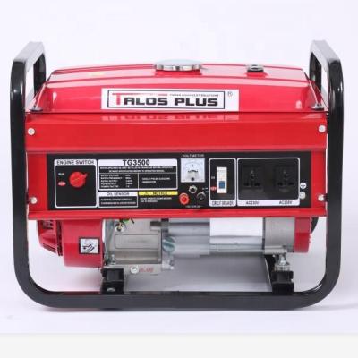 China 3kW TG3500 TG3500 Portable Gasoline Generator Set for sale