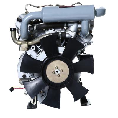 China 21HP V vertical shaft water cooled twin cylinder water cooled diesel engine for mower tractor for sale