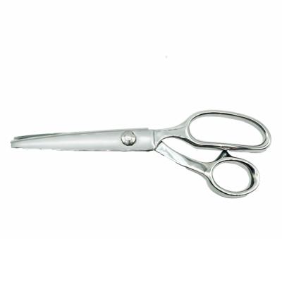 China Easy Controlled Cut Triangle Serrated Perforation Shears For Fabric Zigzag Scissors For Sewing Scissors for sale