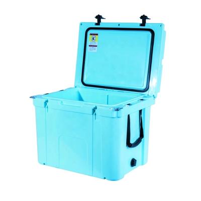 China Factory 55QT QIBU Portable Storage Boxes Cooler Cooler Big Size Thermal Portable Ice Picnic Box Lunch Box Delivery for sale