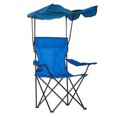 China Morden QIBU good quality outdoor luxury comfortable portable folding camping chair with canopy for sale