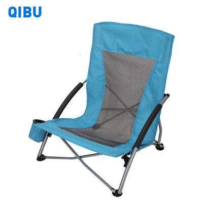 China QIBU Modern Design New Design High Folded Chair Camping Chair Comfortable Ultralight Lightweight Camping Chair for sale