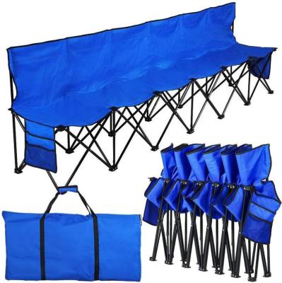 China Factory Direct Supply Modern Outdoor Furniture QIBU Folding Six Person Folding Portable Beach Chair for sale