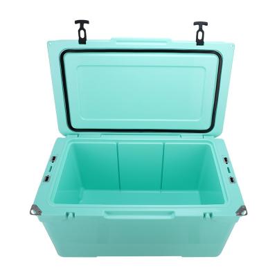 China QIBU Waterproof Water Proof Beach Cooler Box For Traveling And Camping Box With Wheels And Pull Handle for sale