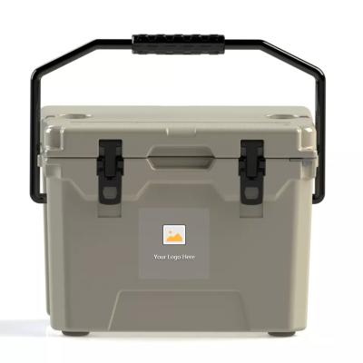 China Waterproof QIBU 25QT rotomolded premium outdoor ice cooler box with very high insulation performance for sale