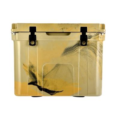 China QIBU 55QT Waterproof Camping Rotomolding Tall Hard Box Cooler For Fishing for sale