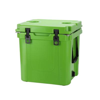 China QIBU 33QT Waterproof Outdoor Camping Fishing Hard Insulated Plastic Foam Ice Cooler Box Portable Ice Chest With Handle for sale