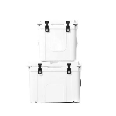 China QIBU 33QT Lunch Beverage Ice Chest Waterproof Cooler Box Fishing Hard Cooler Box for sale