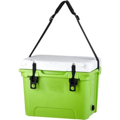 China QIBU 20QT Waterproof Hot Selling Outdoor Camping Picnic Fishing Foam Insulated Plastic Ice Cooler Box for sale