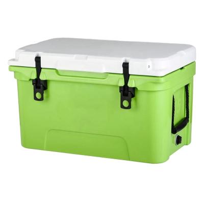 China Outdoor Delivery QIBU 45QT Waterproof Beach Picnic Grade Lunch Box Fish Raising Cooler Cooling Box for sale