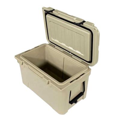 China QIBU 45QT waterproof cheap plastic ice cooler box with custom logo for sale