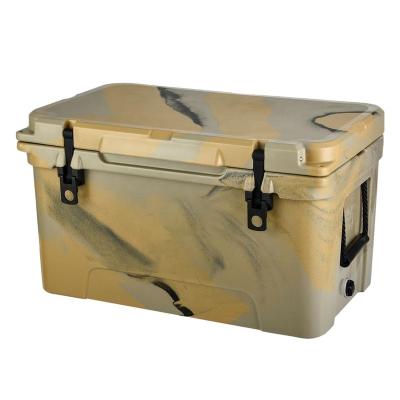 China QIBU waterproof 65 quart camping cooling box for construction with wheels for sale