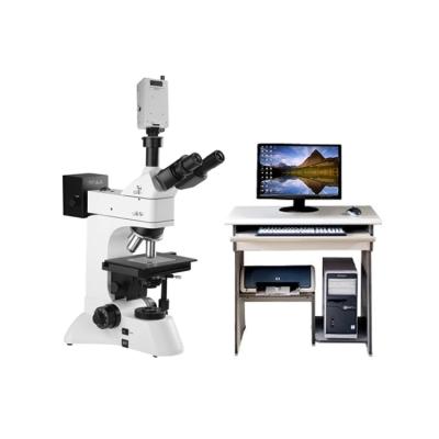 China Hi-tech upright type trinocular upright multifunctional metallographic computer microscope FL8500 for sale