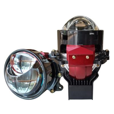 China Aluminum foggy and rainy days used 3 inch laser bi led projector lens lazer headlights for car truck for sale