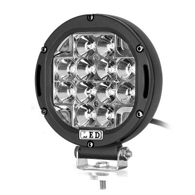 China Aluminum+Stainless Steel+PC 36w Led Work Light Round For Spot Beam Heavy Duty Graphite Work Light For Jeep Car Accessories for sale