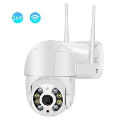 China Human Motion Tracking Full HD 1080P PTZ Wifi IP Camera Monitors Outdoor Colorful Speedball Wireless Security Night IP CCTV Camera for sale