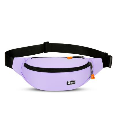 China Wholesale Water Proof Sports Single And Lightweight Nylon Cross - Body Yoga Chest Bag Women's Fitness Waist Bag Customized Can Be Printed for sale