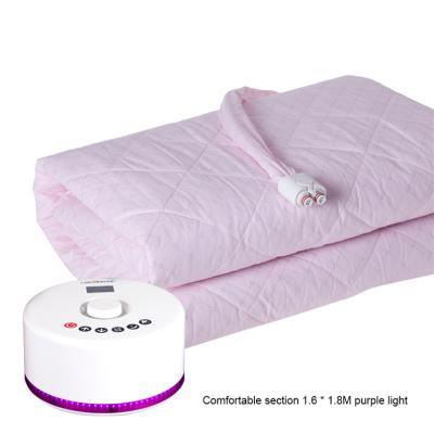 China Household Lonmon Electric Warm Mattress 160cm *180cm Thermostat Remote Control Adjustable Electric Heating Blanket for sale