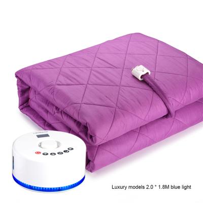 China New Design 200*180cm Lonmon Water Smart Household Healthy Heating Mattress Tall Electric Blanket for sale