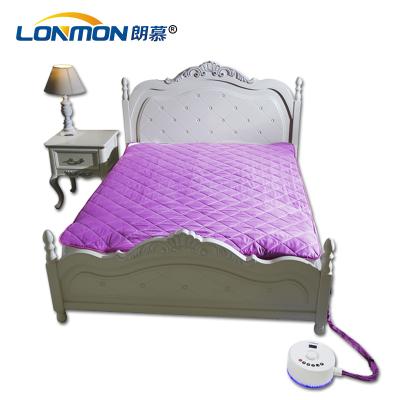 China Household Lonmon Home Heaters Sleep Well Water Heating Mattress Queen Size Electric Heating Blanket for sale