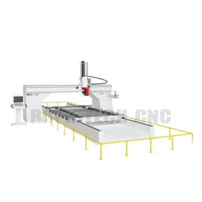 China Machinery Repair Shops 5 Axis ATC Woodworking CNC Machine CNC Wood Router With German PTP Working Table for sale