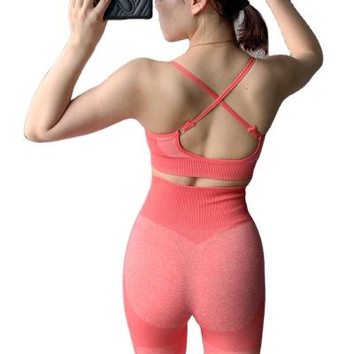 China 2020 new hot sale breathable fitness yoga sports quick dry bra for women beauty back sports underwear sexy bra factory direct wholesale for sale