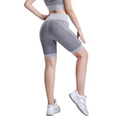 China 2020 Breathable Seamless Yoga Five Minute Running Women's Fitness Shorts Sports Tight Workout Wear Gym Shorts Pants for sale