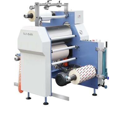 China SJ-540 GARMENT Roll To Roll Semi Automatic PVC Bopp Film Machine Thermal Lamination for sale