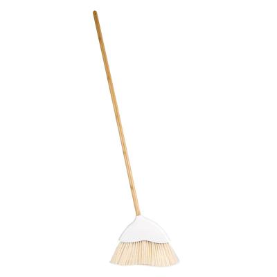 China Lightweight PET Bristle Factory Soft Bedroom Supply Indoor Angle Broom Plastic Broom Home for sale