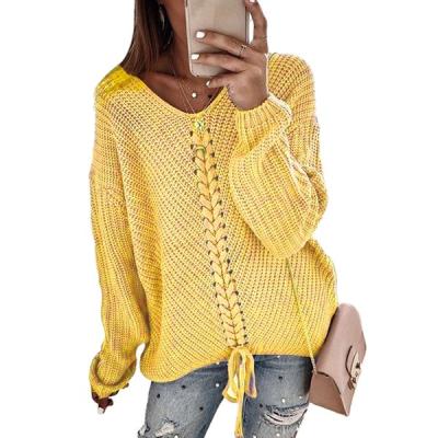 China Anti-wrinkle 2021 autumn and winter sweater women's fashion loose prickly ladies knit sweater women's tops for sale