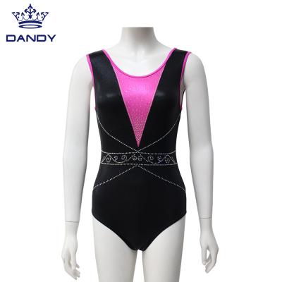 China Dancer tights wholesale rhinestone gymnastics kids gymnastics clothing kids gym dancer tights for sale