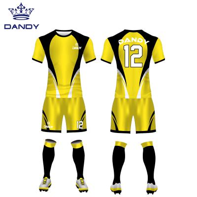 China High Quality Wholesale Custom Quick dri Logo Sublimation Soccer Jerseys Football Kits for sale