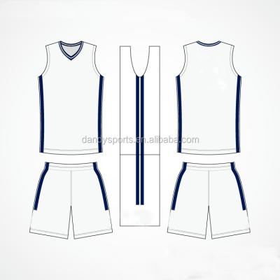 China Wholesale Custom Cool Antibacterial Basketball Jersey Kids Basketball Uniform Mesh Design Your Own Logo for sale