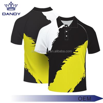 China Factory Price Cheap Anti-pilling Men's Design Your Own Custom Sublimated Golf Polo Shirt Sports for sale