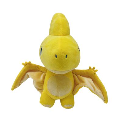 China Colorful Pterosaur Plush Toy Ptersaur Big Yellow Soft Cotton Running Good Quality Stuffed Animal Cutie Plush Toy For Children for sale