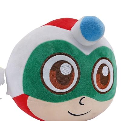 China Plush China Manufacturer High Quality New Design Cartoon Kids Pillow Toys White And Green Happy Pillow Man Toys For Boy for sale