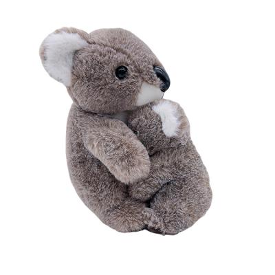 China Manufacturer High Quality Cute and Lovely Mom Koala Hold Baby Koala Gray Color Plush Toy from China Shape Plush Toy for sale