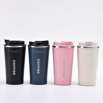 China PORTABLE 304 stainless steel portable car cup Vacuum flask vacuum Coffee cup travel hot water beverage juice bottle business cup for sale