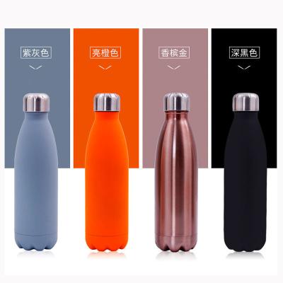 China Sustainable Custom logo Heat insulated stainless steel vacuum Vacuum flask Coke shaped sports water bottle Water bottle Travel cup for sale