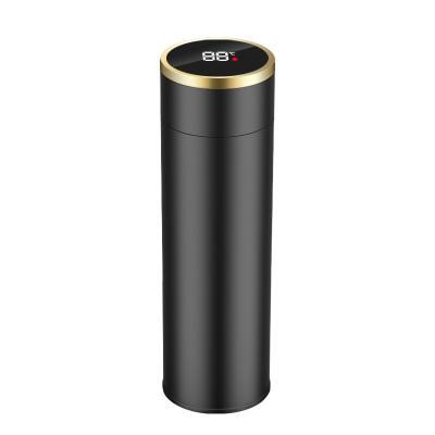 China Customized Customized PORTABLE Digital Display Water Bottle Stainless Steel Water Bottle Vacuum Flask Smart Led Portable Sealed Thermos for sale