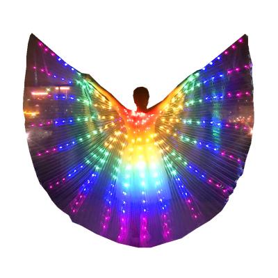 China SHINYOU LED Isis Wings Glow Light Up Dresses Dance Praise Costume Led Show Performance Clothing Carnival Halloween for sale