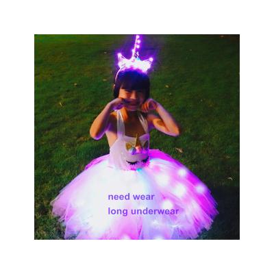 China 2021 other new design children led luminous tutu princess prom party skirt for sale