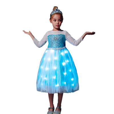 China Other Birthday party dress girls ice queen child dress cosplay princess dress for sale